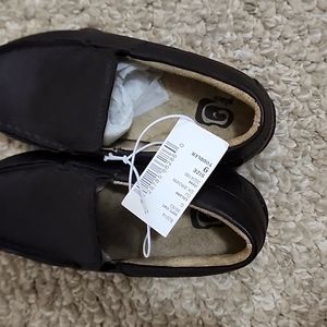 Size 9T Dk Brown Slip On  Loafers
